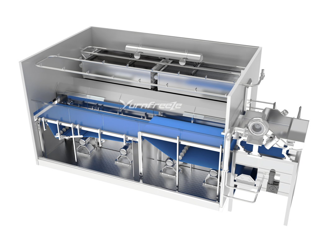 Yurnfreeze Fluidized Bed freezer