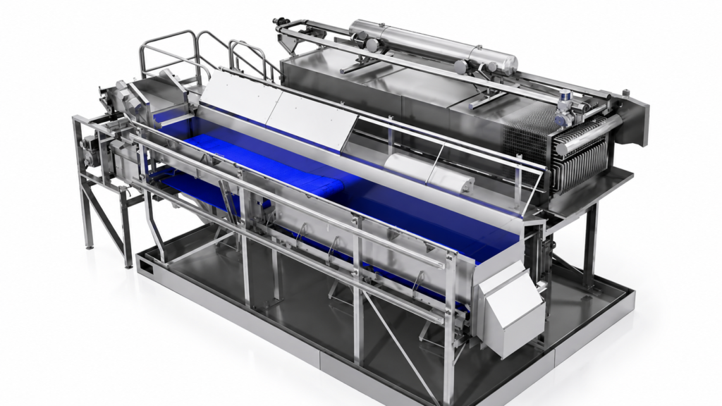 JBT Fluidized Bed freezer