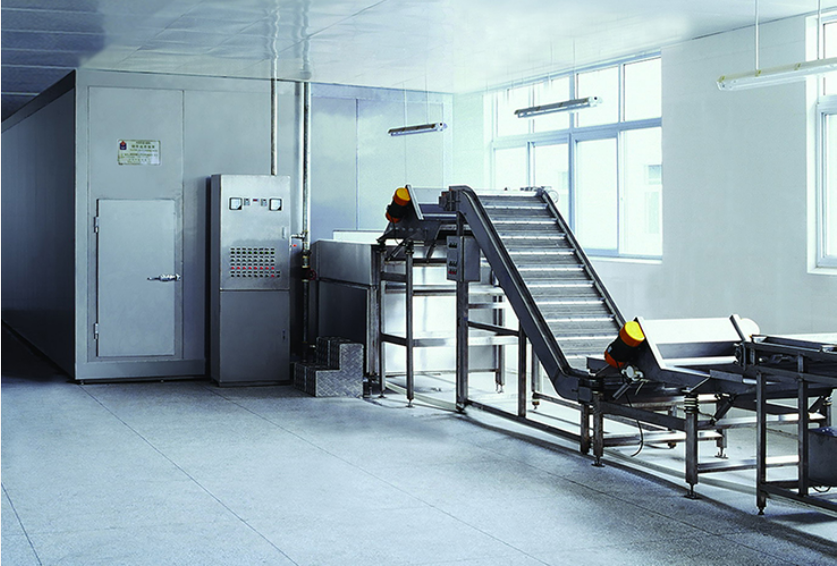 Square Technology’s Fluidized Bed freezer